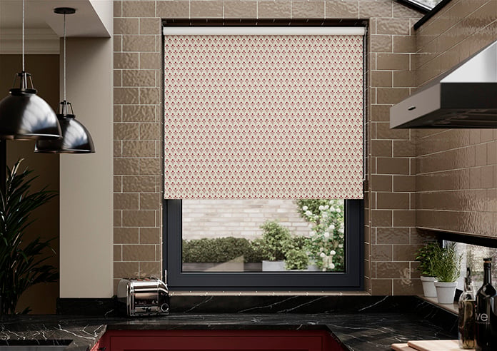 Emily Bond Hawthorn, Swiss Red - Roller Blind - Image 3